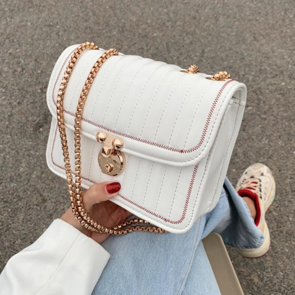 Fashion Shoulder Bag Rhombus Handbag